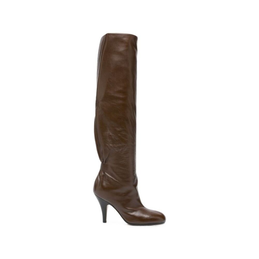 Phoebe Philo Women High Knee Leather Boots